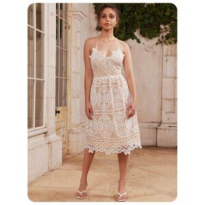 * Two Sisters The Label Annabelle Lace Midi Dress sz US 6